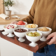 Bowl Set 6 Pcs With Wooden Tray